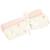 Lot de langes hydrophiles bébé en coton bio – multi-usages, doux et absorbants dès la naissance Blanc, rose 1 - vertbaudet enfant 