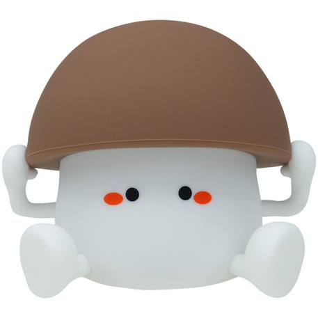 Veilleuse bébé rechargeable à lumière blanche chaude – ambiance apaisante et design ludique Blanc, marron 1 - vertbaudet enfant 