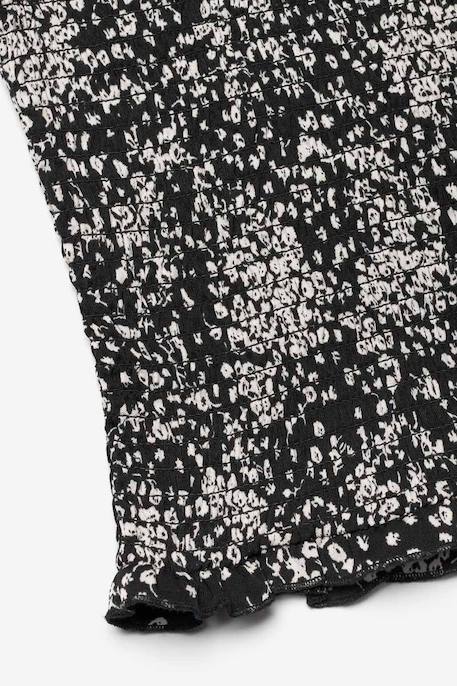 Top veronicg Black flower 2 - vertbaudet enfant 