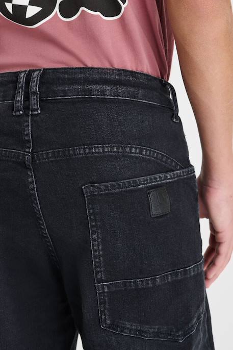 Jeans loose, large noah, longueur 34 Black / black 6 - vertbaudet enfant 