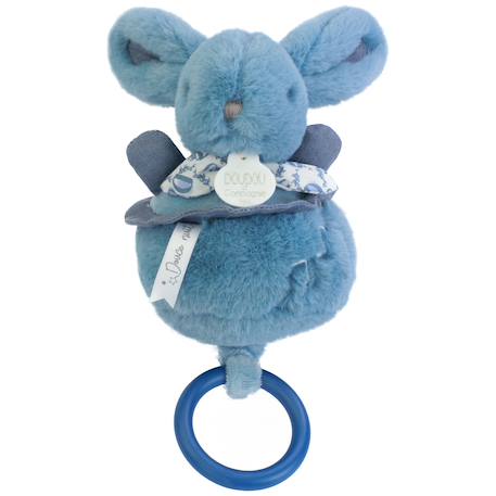 Peluche musicale bébé avec mélodie apaisante – doudou doux à suspendre dès la naissance Bleu 1 - vertbaudet enfant 