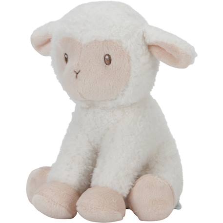 Peluche bébé toute douce en forme d’animal – compagnon câlin lavable en machine dès la naissance Blanc, marron 2 - vertbaudet enfant 