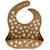 Bavoir bébé en silicone alimentaire avec poche récupératrice – étanche, réglable et facile à nettoyer Camel 1 - vertbaudet enfant 