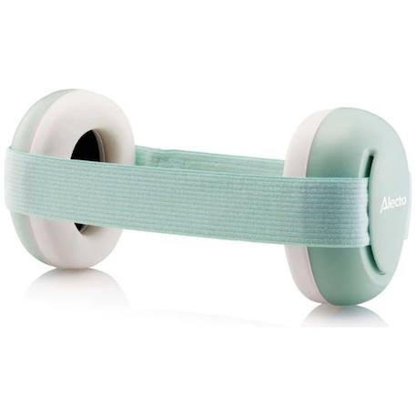Casque anti-bruit pour bébés blanc-vert menthe Blanc, vert d'eau 2 - vertbaudet enfant 