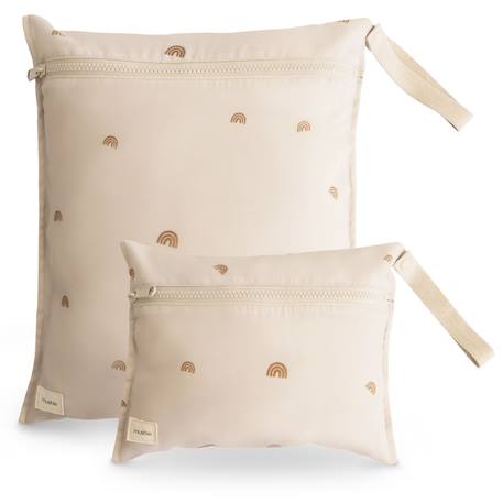 Lot de sacs imperméables pour bébé – rangement étanche Beige+Ecru, orange 5 - vertbaudet enfant 