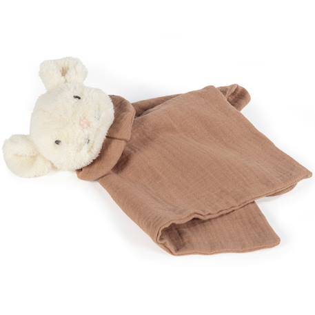 Doudou bébé doux et apaisant en tissu naturel – compagnon réconfortant dès la naissance Cannelle, écru 2 - vertbaudet enfant 