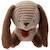 Peluche chien ultra douce pour bébé – doudou à câliner dès la naissance Marron, beige, noir 2 - vertbaudet enfant 