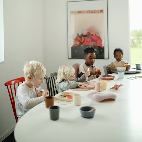 Set de table en silicone Marron, bleu, rouge 4 - vertbaudet enfant 