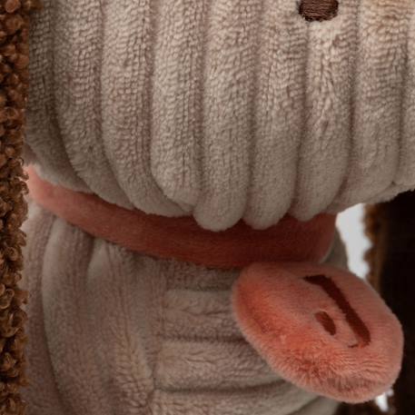 Peluche chien ultra douce pour bébé – doudou à câliner dès la naissance Marron, beige, noir 4 - vertbaudet enfant 