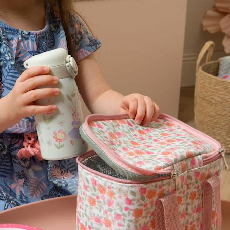 Sac isotherme enfant pour goûter – maintien chaud/froid avec bandoulière et poignée Rose 3 - vertbaudet enfant 