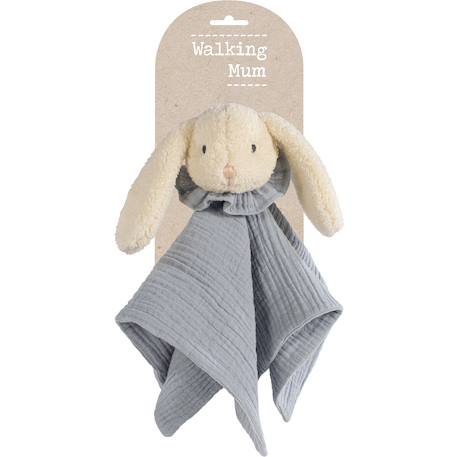 Doudou bébé ultra doux avec yeux brodés – compagnon rassurant dès la naissance Sable, bleu, noir+Sable, rose, noir 5 - vertbaudet enfant 