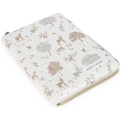 Protège carnet de santé bébé zippé – rangement pratique et lavable en machine Beige 3 - vertbaudet enfant 
