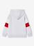 Sweat capuche imprimé blanc chiné+bleu ardoise+gris chiné 9 - vertbaudet enfant 
