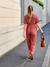 Combinaison de grossesse en gaze de coton bio terracotta 4 - vertbaudet enfant 