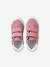 Baskets enfant fille cuir à scratchs bordeaux+or+rose 15 - vertbaudet enfant 