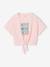 T-shirt manches courtes sport rose pâle 1 - vertbaudet enfant 