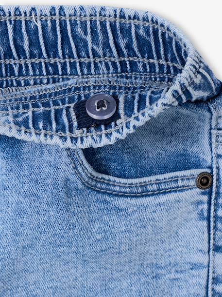 Lot 2 jeans garçon slim denim gris+double stone+stone 17 - vertbaudet enfant 