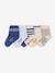 Lot de 5 paires de chaussettes bébé garçon bleu 1 - vertbaudet enfant 