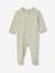 Lot 3 pyjamas bébé en coton bio beige+écru+vert sauge 17 - vertbaudet enfant 