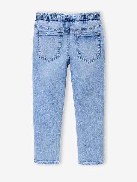 Lot 2 jeans garçon slim denim gris+double stone+stone 15 - vertbaudet enfant 