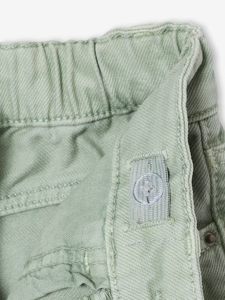 Pantalon fille large couleur pivoine+prune+rose+vert+vert de gris 22 - vertbaudet enfant 