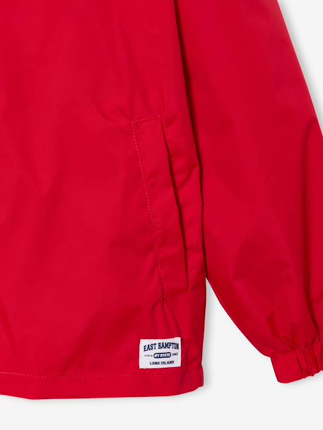 Blouson coupe-vent garçon rouge 4 - vertbaudet enfant 