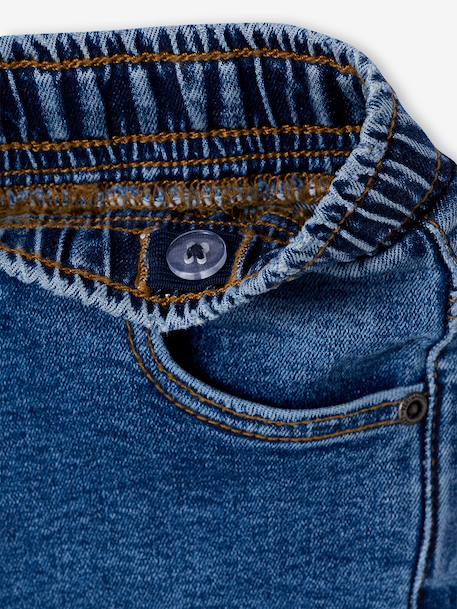 Lot 2 jeans garçon slim denim gris+double stone+stone 16 - vertbaudet enfant 