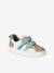 Baskets enfant cuir scratchs bleu jean+lot bleu+lot vert+marine 13 - vertbaudet enfant 