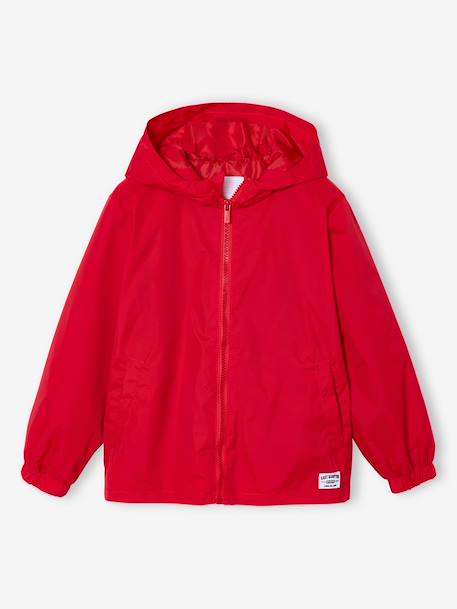 Blouson coupe-vent garçon rouge 1 - vertbaudet enfant 