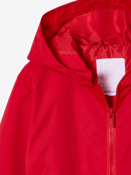 Blouson coupe-vent garçon rouge 3 - vertbaudet enfant 