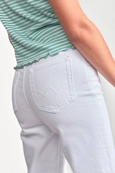 Jeans loose, large boyfit, 7/8ème White 4 - vertbaudet enfant 