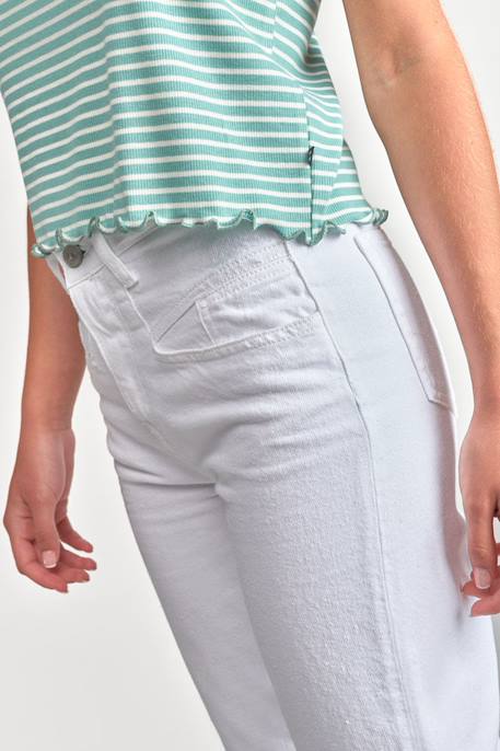 Jeans loose, large boyfit, 7/8ème White 5 - vertbaudet enfant 