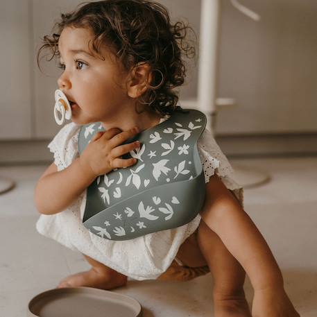 Bavoir birdy Vert 3 - vertbaudet enfant 