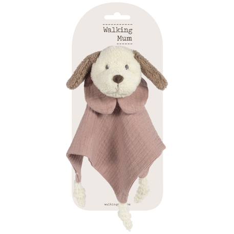 Doudou chien en gaze de coton sintra Beige+Vert de gris 4 - vertbaudet enfant 
