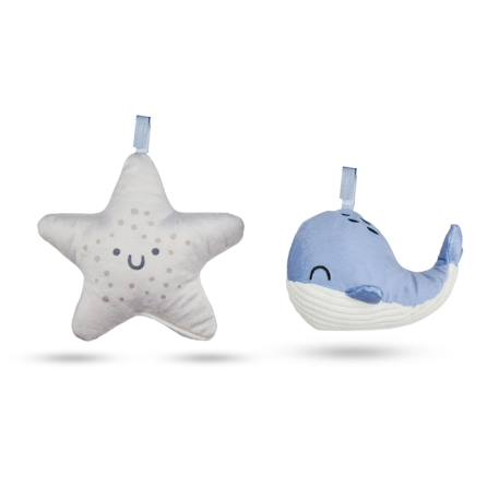 Balancelle électrique bébé 2 en 1 avec fonction transat Bleu marine+Grey 5 - vertbaudet enfant 