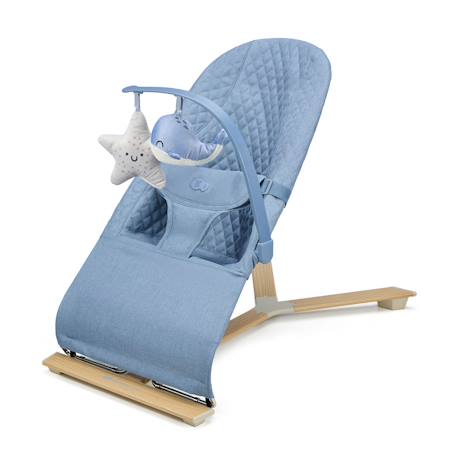 Balancelle électrique bébé 2 en 1 avec fonction transat Bleu marine+Grey 1 - vertbaudet enfant 