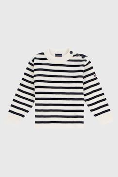 -Pull marin rayé  fouesnant enfant