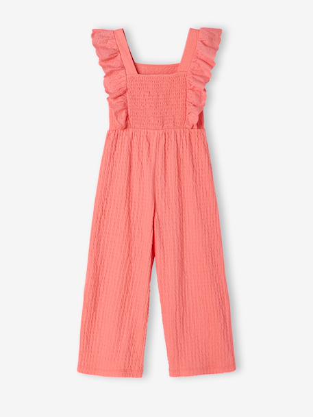 Combinaison pantalon fille à volants corail 2 - vertbaudet enfant 