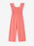 Combinaison pantalon fille à volants corail 2 - vertbaudet enfant 