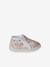 Chaussons zippés bébé en toile beige imprimé+blanc imprimé+rose imprimé+rose pâle 9 - vertbaudet enfant 