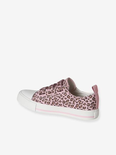 Baskets scratchées toile imprimée enfant beige imprimé+rose imprimé 8 - vertbaudet enfant 