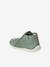 Chaussons bébé cuir souple zip vert sauge 4 - vertbaudet enfant 