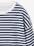 Sweat coupe large marine+marron+vanille 4 - vertbaudet enfant 
