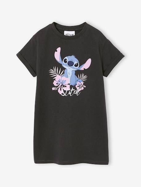 Robe manches courtes Lilo & Stitch anthracite 1 - vertbaudet enfant 