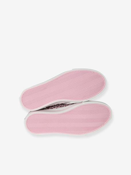 Baskets scratchées toile imprimée enfant beige imprimé+rose imprimé 10 - vertbaudet enfant 