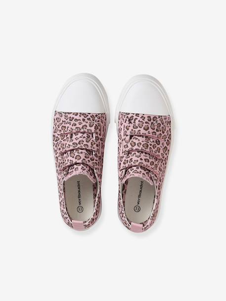 Baskets scratchées toile imprimée enfant beige imprimé+rose imprimé 9 - vertbaudet enfant 