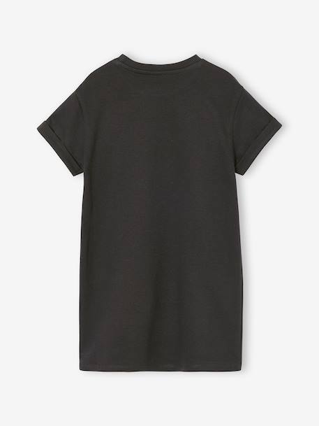 Robe manches courtes Lilo & Stitch anthracite 2 - vertbaudet enfant 