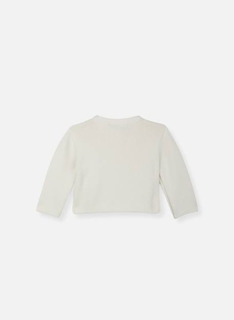 Cardigan bébé petits marins Ecru+Écru+Ecru rayé bleu marine+Ecru rayé rouge basque 2 - vertbaudet enfant 