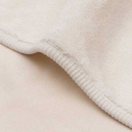 Couverture en polaire basic oatmeal (75 x 100 cm) Ecru 5 - vertbaudet enfant 