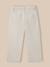 Pantalon droit  en denim Ecru 2 - vertbaudet enfant 